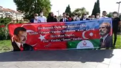 Alperen Ocaklarından Azerbaycan'a destek Alperen Ocaklarından Azerbaycan'a destek