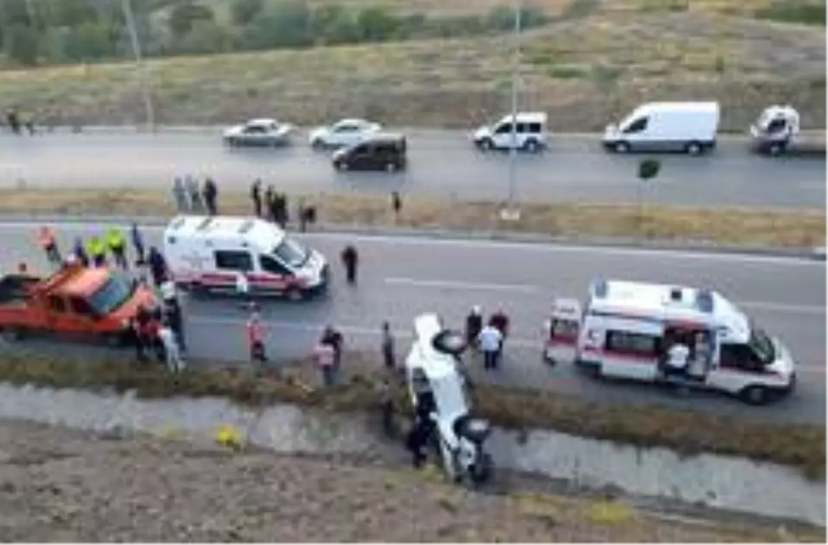 Kontrolden çıkan arazi aracı devrildi: 3 yaralı