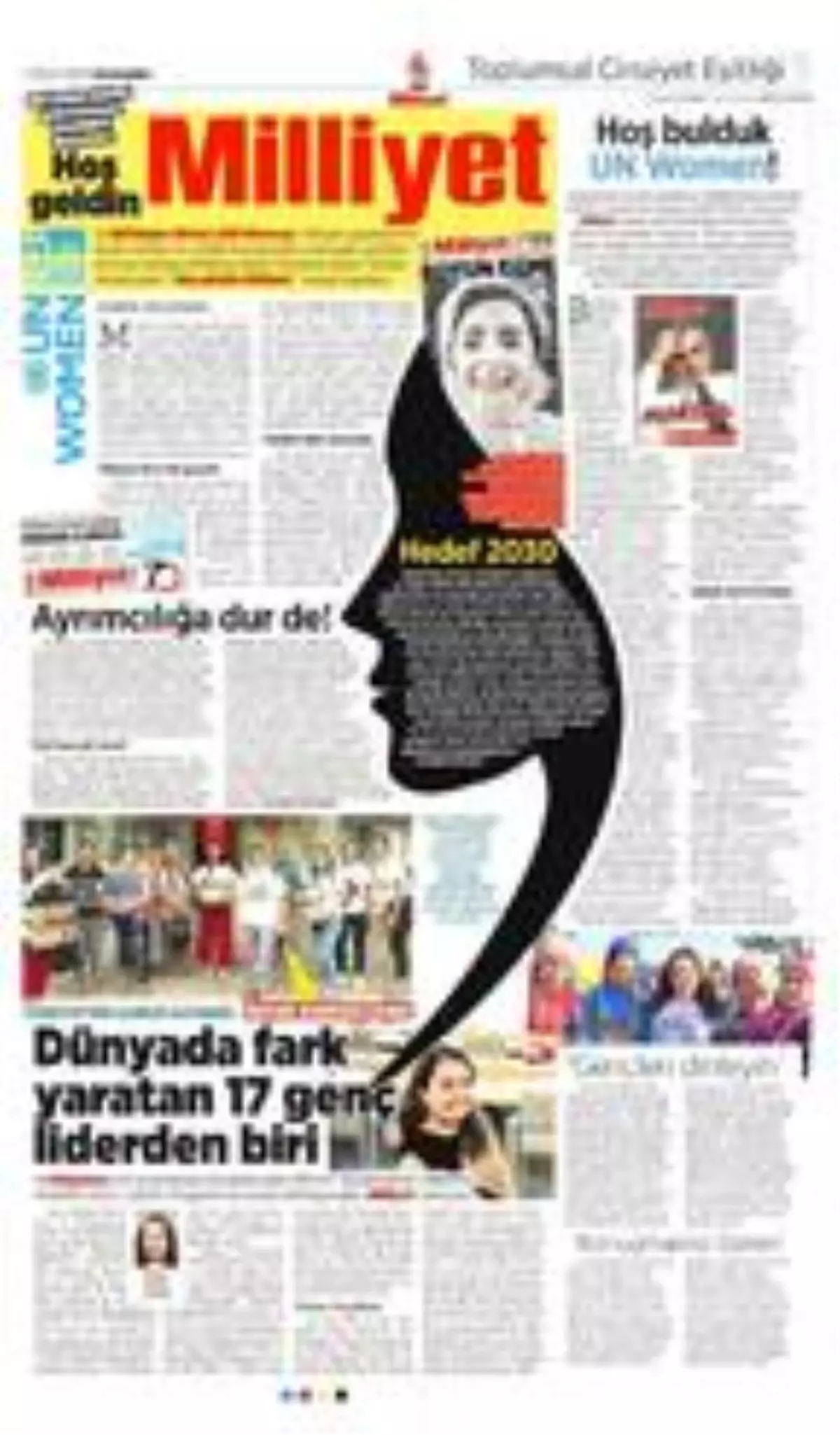 Son dakika! Milliyet'ten 'toplumsal cinsiyet eşitliği'ne büyük destek