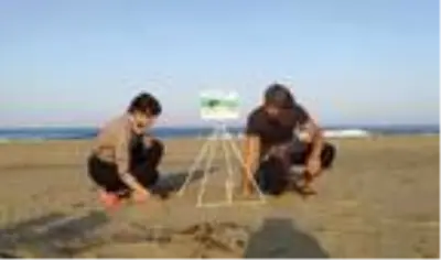Patara'da 22 bin yavru caretta caretta denizle buluştu Patara'da 22 bin yavru caretta caretta denizle buluştu