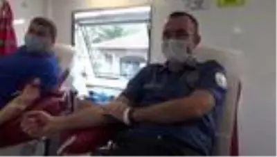 Son dakika haber: Polis kan bağışı kampanyasına destek verdi Son dakika haber: Polis kan bağışı kampanyasına destek verdi