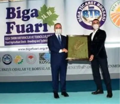 14. Biga Gıda, Tarım, Hayvancılık ve Teknolojileri Fuarı açıldı