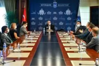 Ankara Kent Konseyi'nden Başkan Yavaş ve Belediye Meclis Grup Başkanvekillerine ziyaret Ankara Kent Konseyi'nden Başkan Yavaş ve Belediye Meclis Grup Başkanvekillerine ziyaret