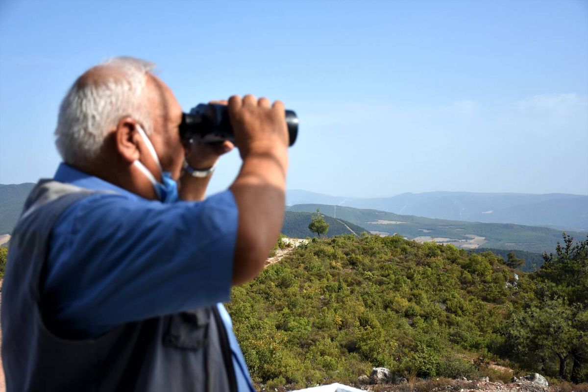 Ata yadigarı yangın gözetleme vazifesini gözünü kırpmadan sürdürüyor
