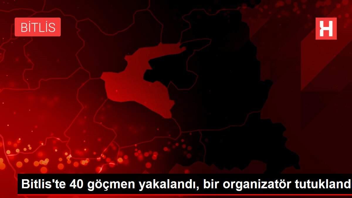 Bitlis'te 40 göçmen yakalandı, bir organizatör tutuklandı Bitlis'te 40 göçmen yakalandı, bir organizatör tutuklandı