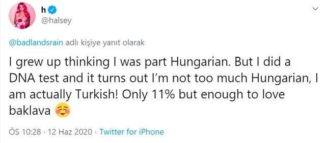 Halsey Türk mü? Halsey'in Türkçe tweetleri neler? Halsey'in bardağı olay oldu!