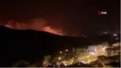 Hatay'ın Belen ilçesinde çıkan orman yangını sürüyor Hatay'ın Belen ilçesinde çıkan orman yangını sürüyor