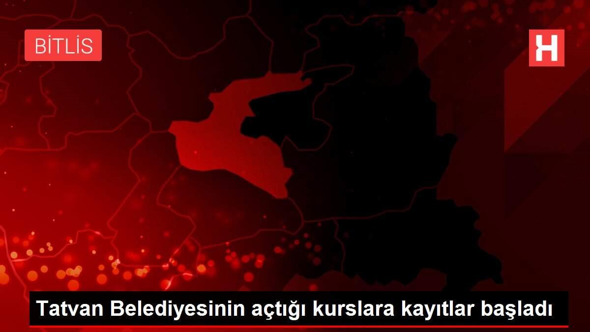 Tatvan Belediyesinin açtığı kurslara kayıtlar başladı