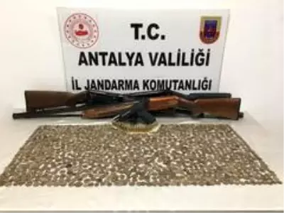 Antalya'da bir eve yapılan baskınla bin 83 tarihi sikke ele geçirildi Antalya'da bir eve yapılan baskınla bin 83 tarihi sikke ele geçirildi