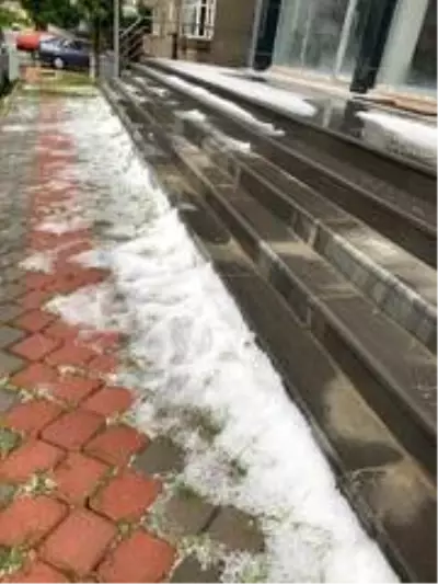 Kastamonu'da dolu yağışı tarım alanlarına zarar verdi ...