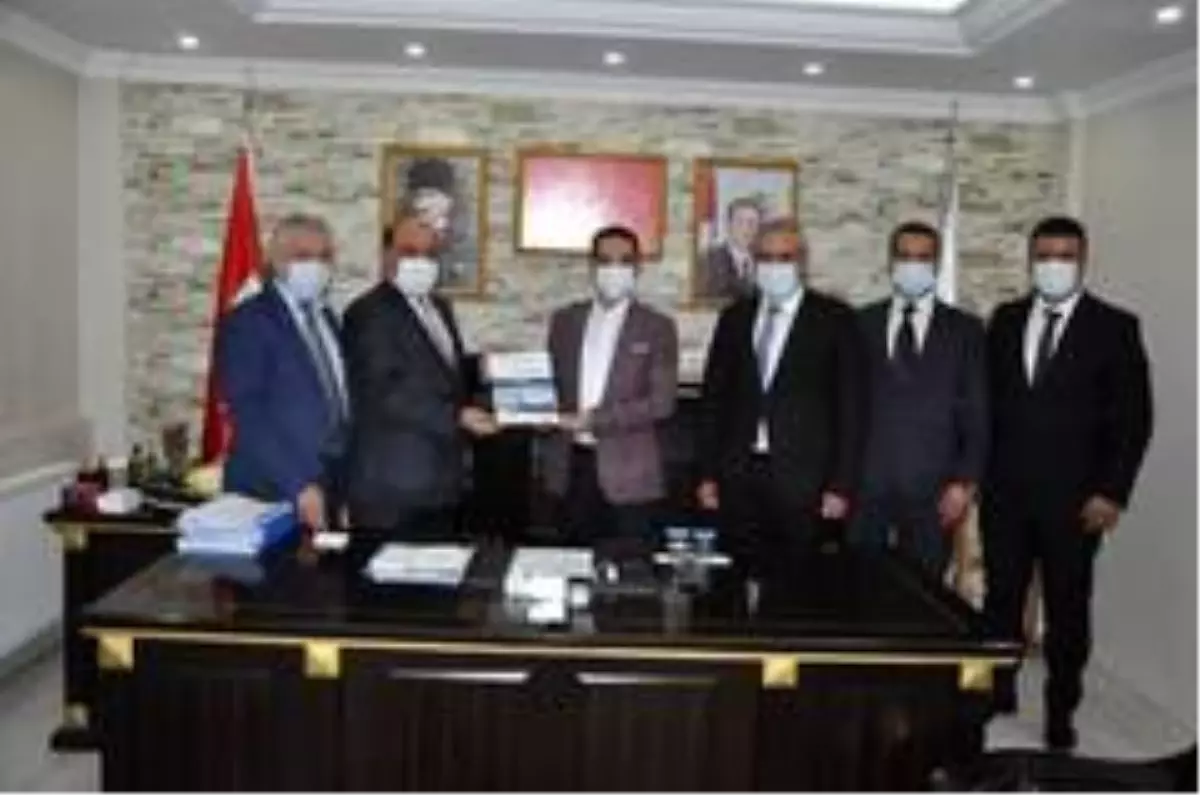 Cizre Kaymakamı ve Belediye Başkan Vekili TISİAD heyeti ile görüştü