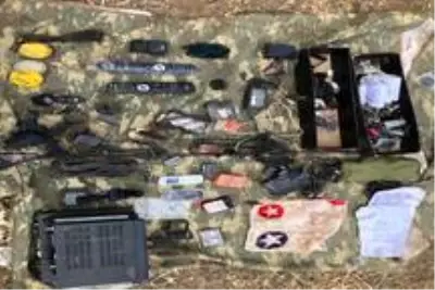 Irak'ın kuzeyinde terör örgütü PKK'ya ait silah ve mühimmat ele geçirildi Irak'ın kuzeyinde terör örgütü PKK'ya ait silah ve mühimmat ele geçirildi