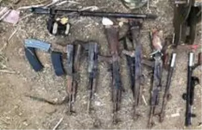 Irak'ın kuzeyinde terör örgütü PKK'ya ait silah ve mühimmat ele geçirildi Irak'ın kuzeyinde terör örgütü PKK'ya ait silah ve mühimmat ele geçirildi