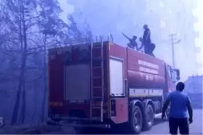 Yanan yer tekrar alevlendi, bir evde tüp patladı Yanan yer tekrar alevlendi, bir evde tüp patladı