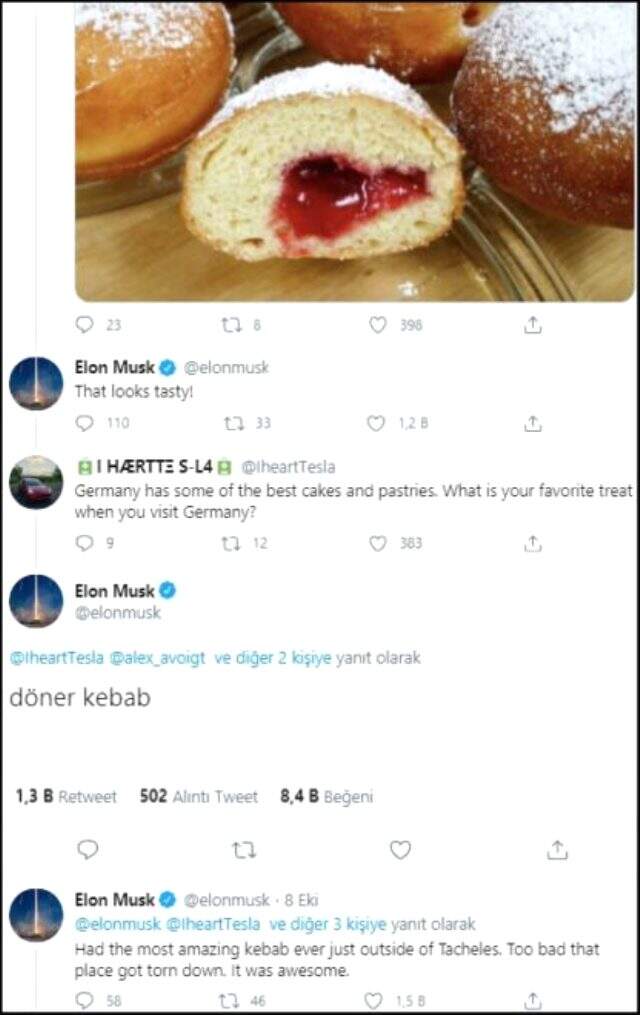 ABD'li ünlü girişimci Elon Musk, kebap aşığı çıktı