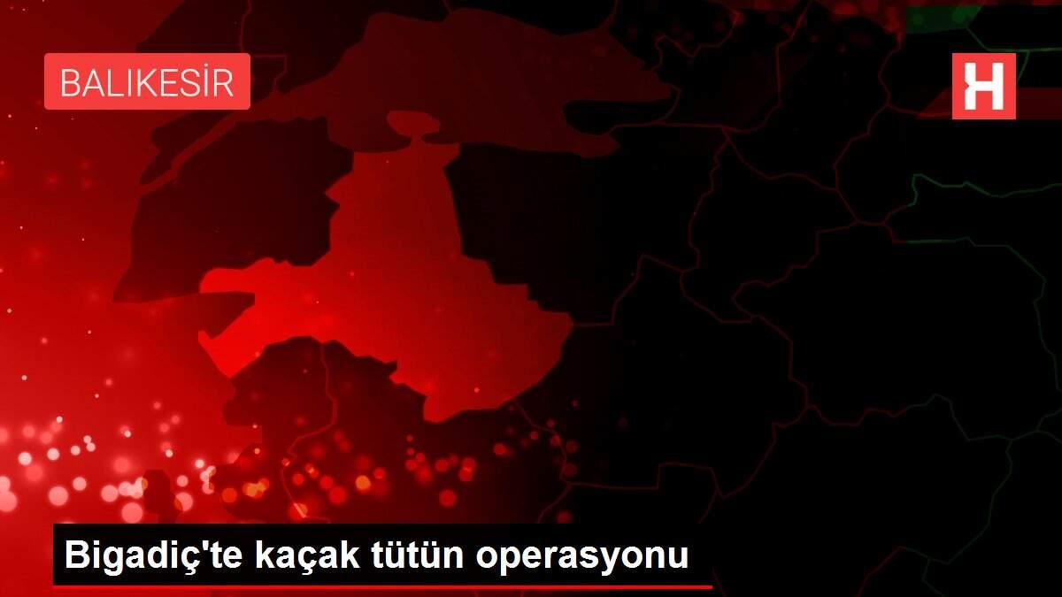 Son dakika haberi! Bigadiç'te kaçak tütün operasyonu