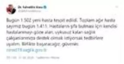 Son dakika haberleri | Türkiye'nin koronavirüsle mücadelesinde son 24 saatte yaşananlar Son dakika haberleri | Türkiye'nin koronavirüsle mücadelesinde son 24 saatte yaşananlar