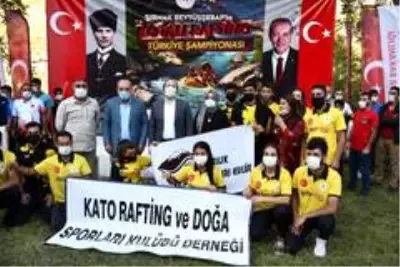 Kotalı Türkiye Rafting Şampiyonası tamamlandı Kotalı Türkiye Rafting Şampiyonası tamamlandı