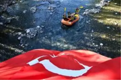 Kotalı Türkiye Rafting Şampiyonası tamamlandı Kotalı Türkiye Rafting Şampiyonası tamamlandı