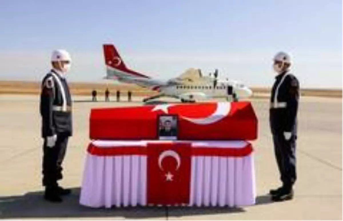 Son dakika haber... Şehit astsubay törenle karşılandı