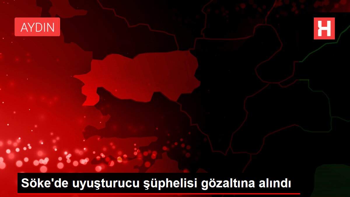 Söke'de uyuşturucu şüphelisi gözaltına alındı