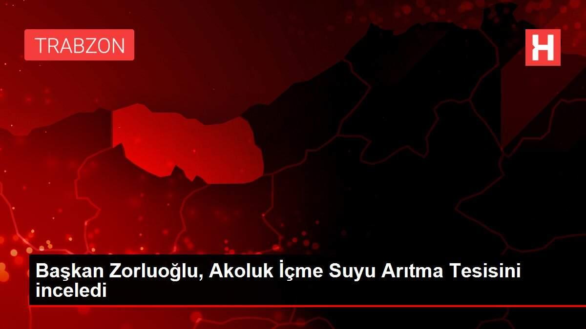 Başkan Zorluoğlu, Akoluk İçme Suyu Arıtma Tesisini inceledi Başkan Zorluoğlu, Akoluk İçme Suyu Arıtma Tesisini inceledi