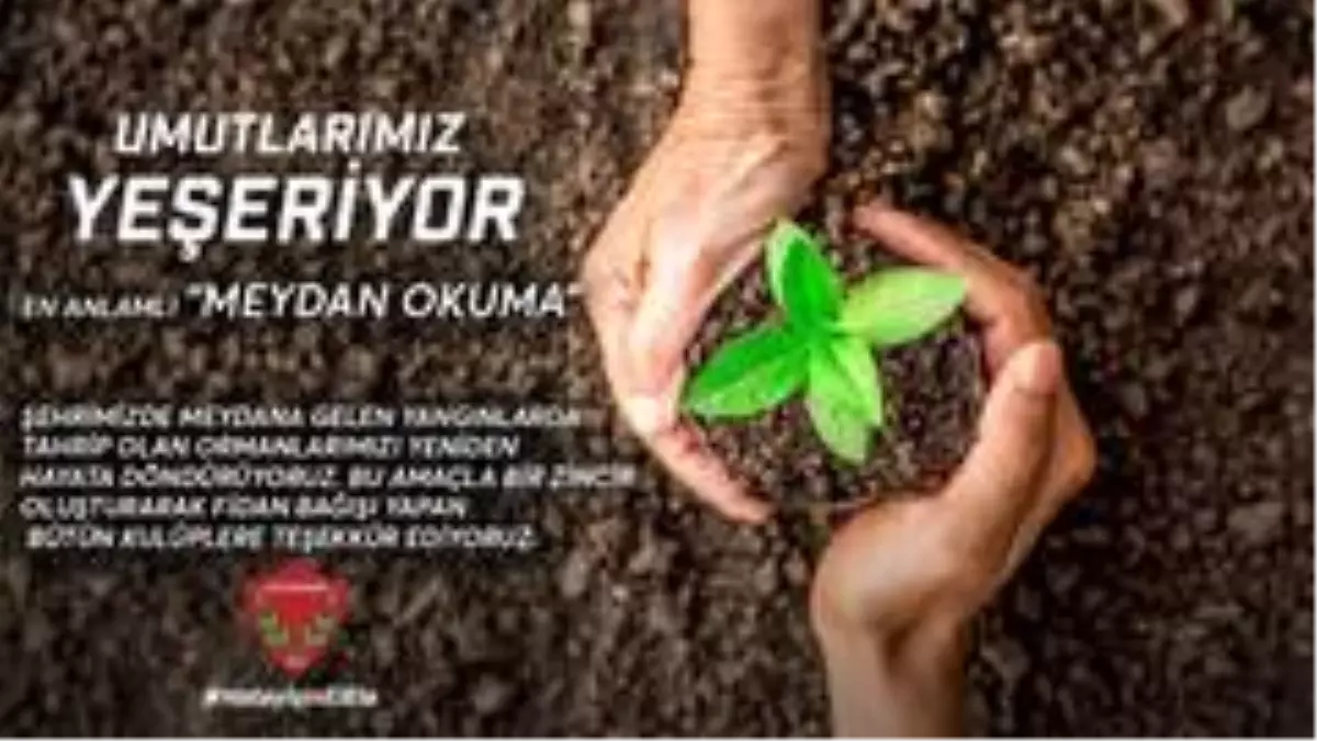 Atakaş Hatayspor'dan fidan bağışında bulunan kulüplere teşekkür