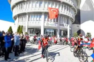 'İki Devlet Tek Millet' için pedal çevirdiler 'İki Devlet Tek Millet' için pedal çevirdiler