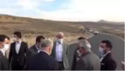 Karakurt HES Barajı nedeniyle yeniden yapılan grup köy yolunda sona gelindi