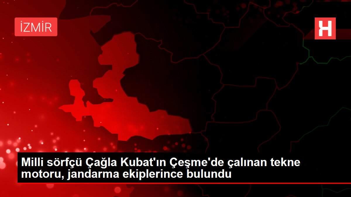 Son dakika haberleri: Milli sörfçü Çağla Kubat'ın Çeşme'de çalınan tekne motoru, jandarma ekiplerince bulundu Son dakika haberleri: Milli sörfçü Çağla Kubat'ın Çeşme'de çalınan tekne motoru, jandarma ekiplerince bulundu