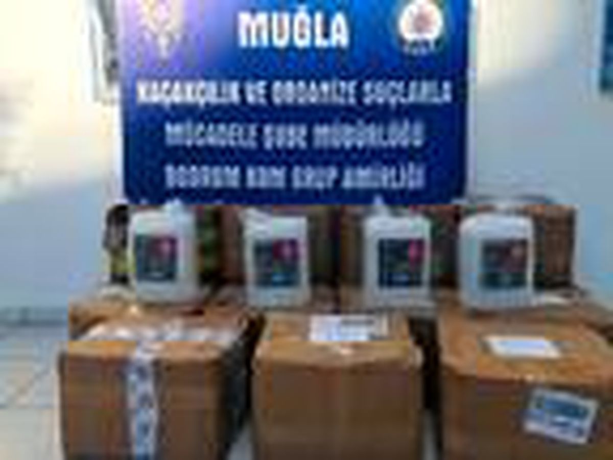 Muğla'da sahte içki ve kaçak ürünler ele geçirildi