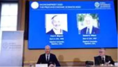 Nobel Ekonomi iki ABD'li ekonomiste verildi Nobel Ekonomi iki ABD'li ekonomiste verildi