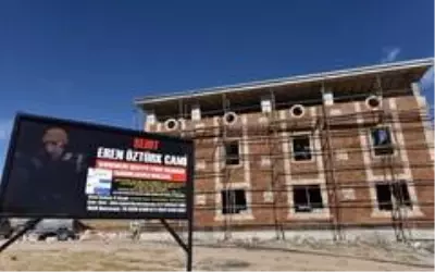 Şehit Eren Öztürk'ün vasiyet ettiği cami yapılıyor Şehit Eren Öztürk'ün vasiyet ettiği cami yapılıyor