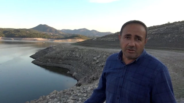 Balıkesir'de kuraklığın görüntüsü: Çaygören Barajı alarm veriyor