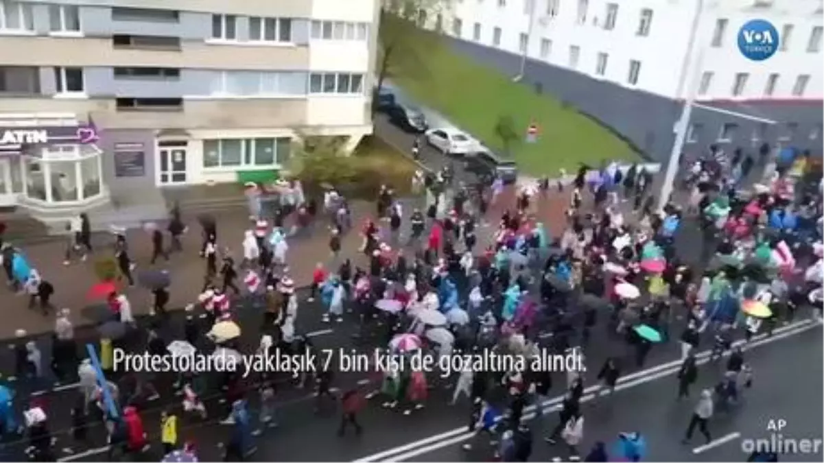 Belarus'ta Yine Protestolar Yine Gözaltılar