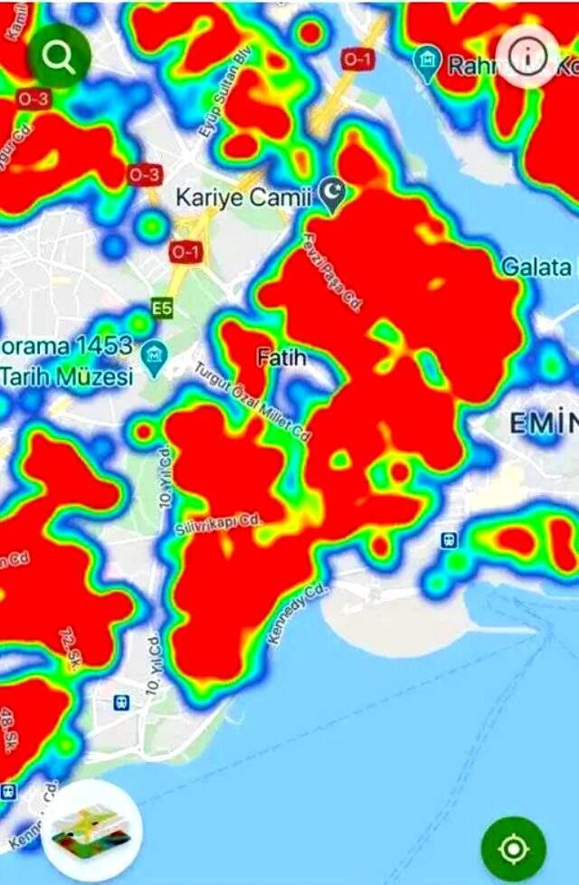 En tehlikeli ilçeler hangisi? İşte İstanbul'un koronavirüs yoğunluk haritası