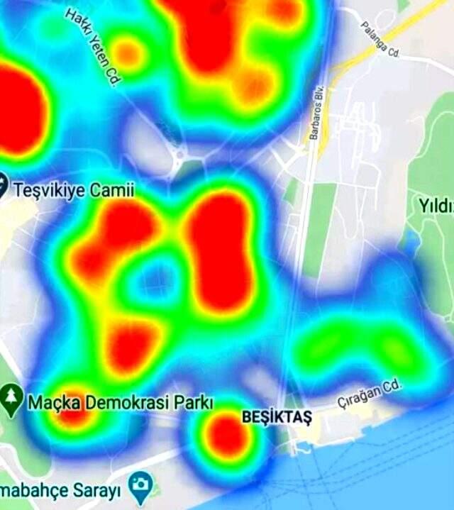 En tehlikeli ilçeler hangisi? İşte İstanbul'un koronavirüs yoğunluk haritası