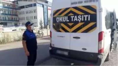 Ereğli'de okul servislerine denetim Ereğli'de okul servislerine denetim
