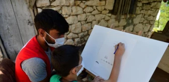 Kızılay gönüllüleri, 8 yaşındaki Ali Baran'ın hayalini gerçekleştirdi