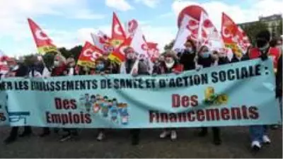 - Fransa'da sağlık çalışanlarından hükümet karşıtı protesto - Fransa'da sağlık çalışanlarından hükümet karşıtı protesto