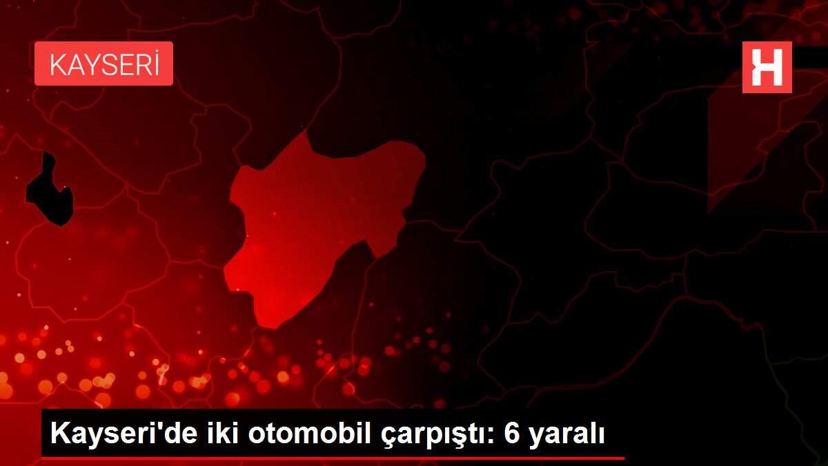 Kayseri'de iki otomobil çarpıştı: 6 yaralı