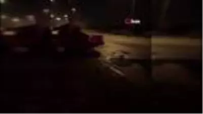 Kontrolden çıkan otomobil spin attı, sürücüsü içinden fırladı Kontrolden çıkan otomobil spin attı, sürücüsü içinden fırladı