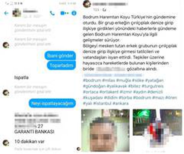 Bodrum'da erkek erkeğe ilişkiye giren grup, dolandırıcılara ilham verdi