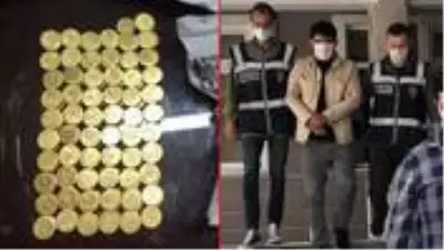 Sahte gömü altınlarla dolandırıcılık yapan şüpheli, suçüstü yakalandı Sahte gömü altınlarla dolandırıcılık yapan şüpheli, suçüstü yakalandı