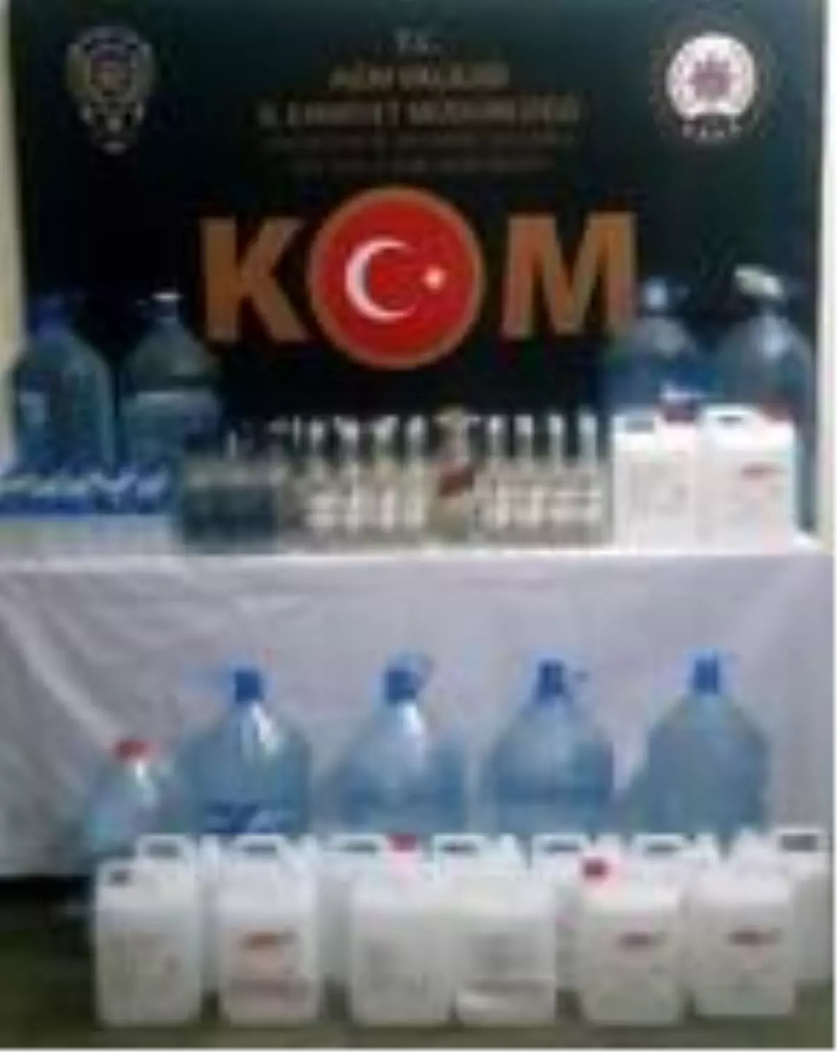 Son dakika haber! Ağrı'da sahte alkol operasyonu