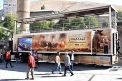 Çanakkale Muharebeleri Mobil Müzesi Bitlislilerle buluştu Çanakkale Muharebeleri Mobil Müzesi Bitlislilerle buluştu