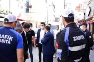 Eyüpsultan'da korona virüs denetimi Eyüpsultan'da korona virüs denetimi
