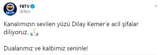 Kanser tedavisi gören sunucu Dilay Kemer, yoğun bakıma alındı Kanser tedavisi gören sunucu Dilay Kemer, yoğun bakıma alındı