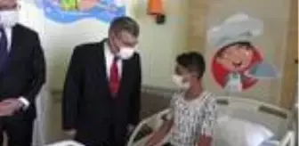 Ağrı: Sağlık Bakanı Fahrettin Koca, Erzurum Şehir Hastanesi Çocuk Servisi'ni ziyaret etti Ağrı: Sağlık Bakanı Fahrettin Koca, Erzurum Şehir Hastanesi Çocuk Servisi'ni ziyaret etti