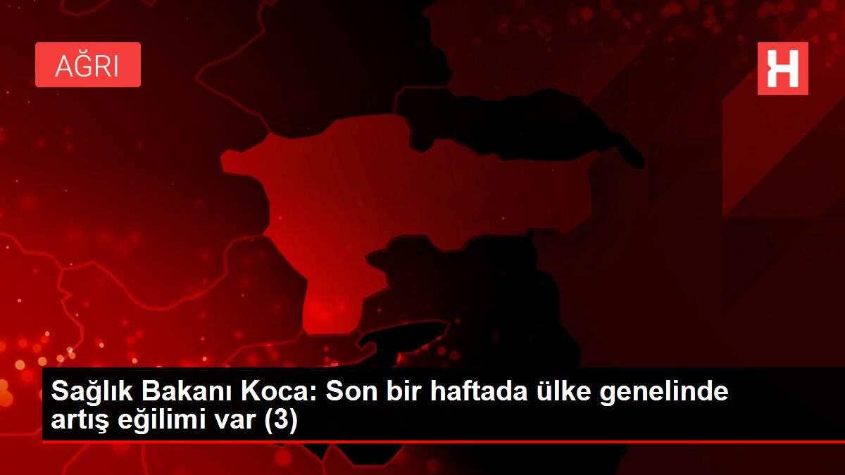 Son dakika haberleri: Sağlık Bakanı Koca: Son bir haftada ülke genelinde artış eğilimi var (3) Son dakika haberleri: Sağlık Bakanı Koca: Son bir haftada ülke genelinde artış eğilimi var (3)